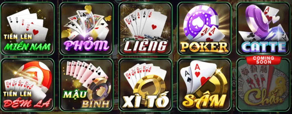 Game bài Hit Club đa dạng